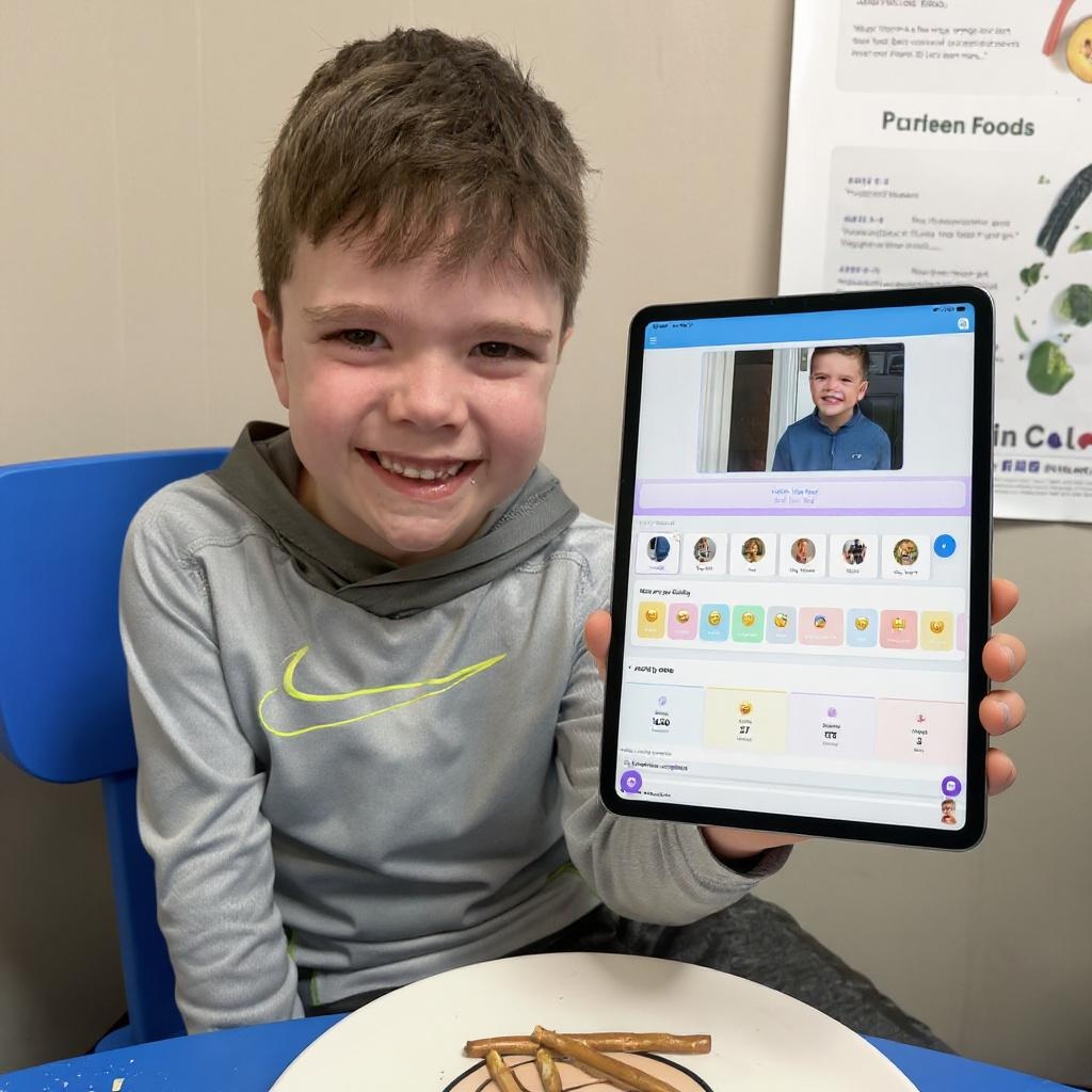 Sawyer holding VizyPlan