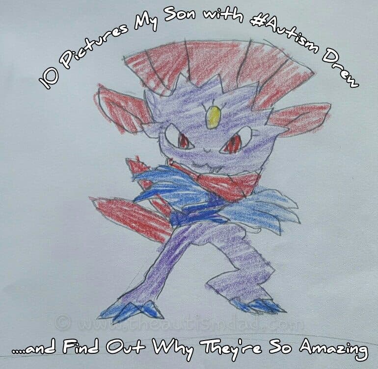 10 Pictures My Son with #Autism Drew and Wants To Share