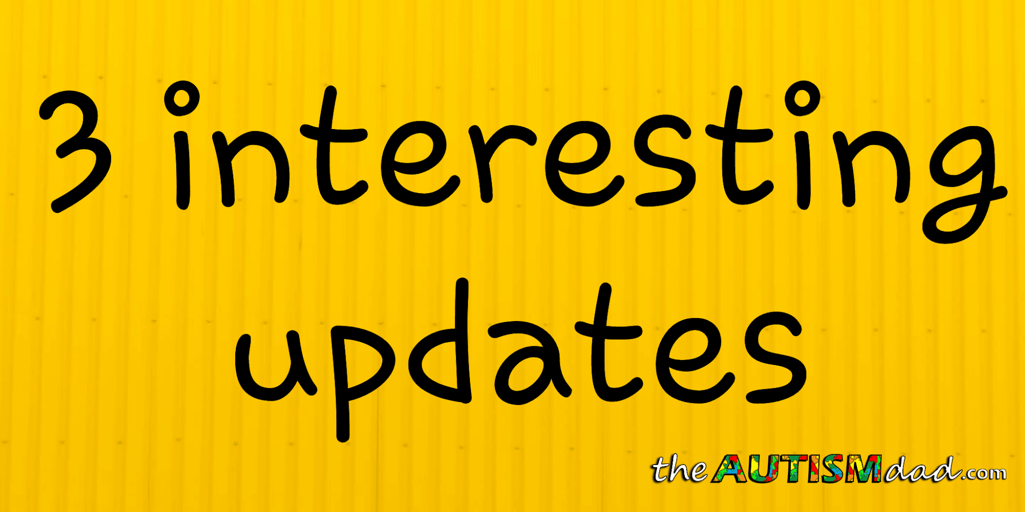 3 interesting updates