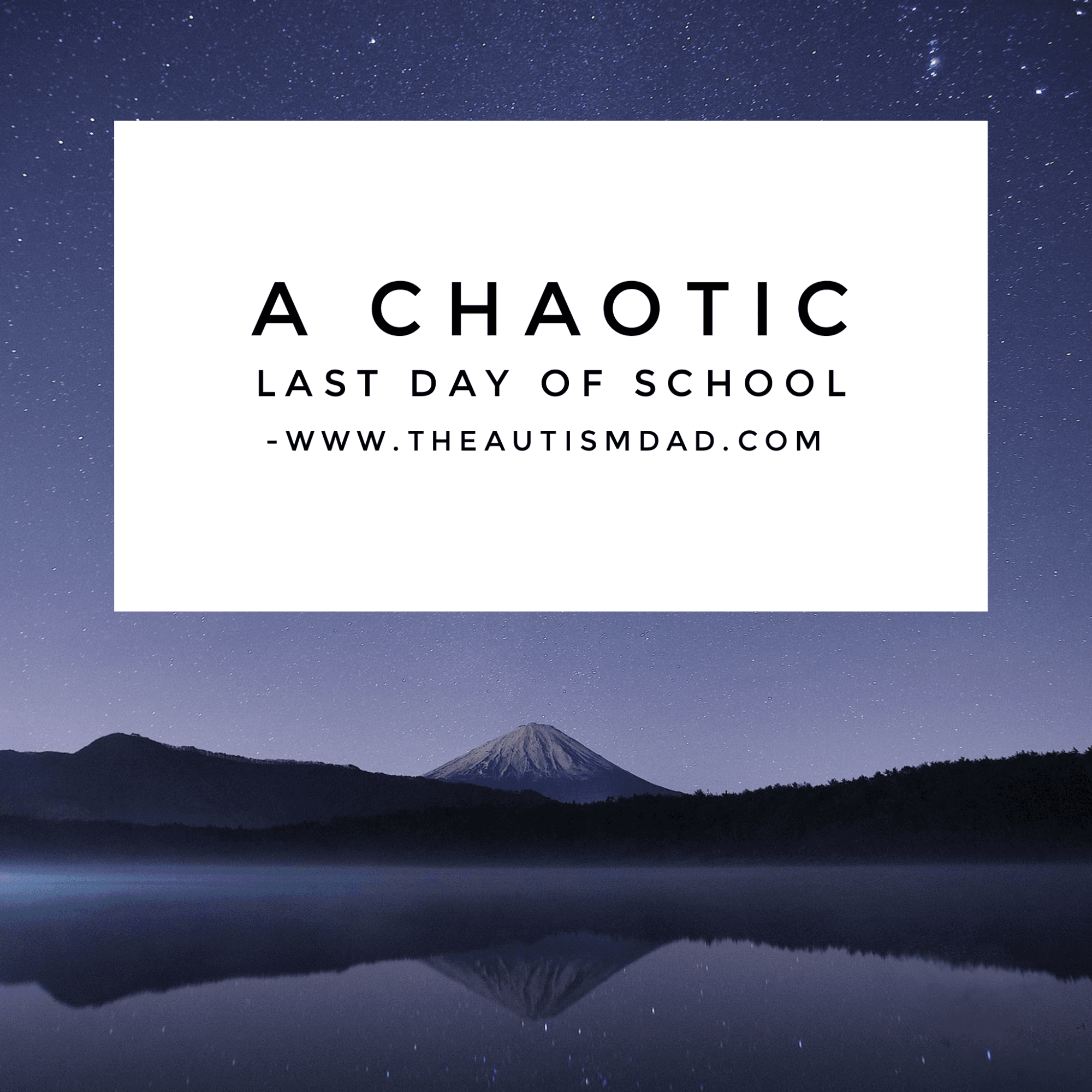 A chaotic last day of school