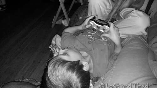 A Daddy's work doesn’t stop just because he's sick