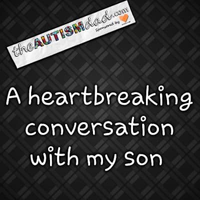 A heartbreaking conversation with my son (audio)