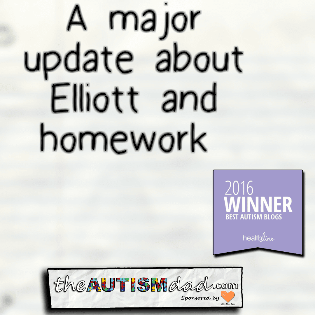 A major update about Elliott and homework