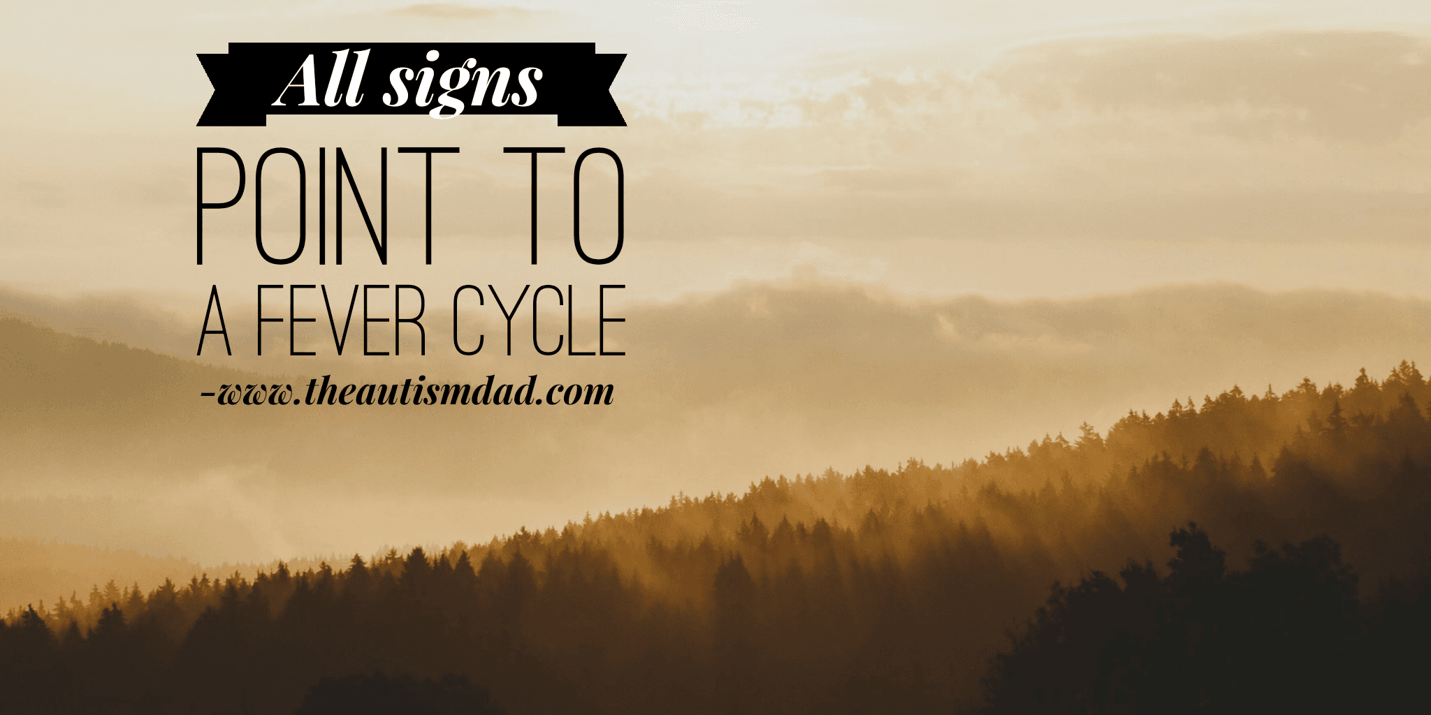 All signs point to a fever cycle