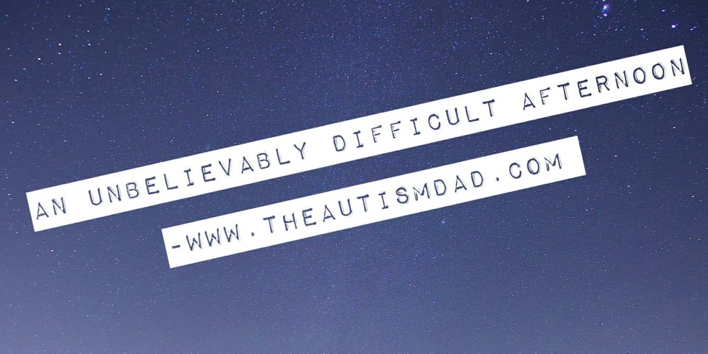 An unbelievably difficult afternoon