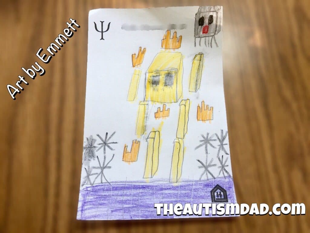 Art by Emmett: Something from Minecraft