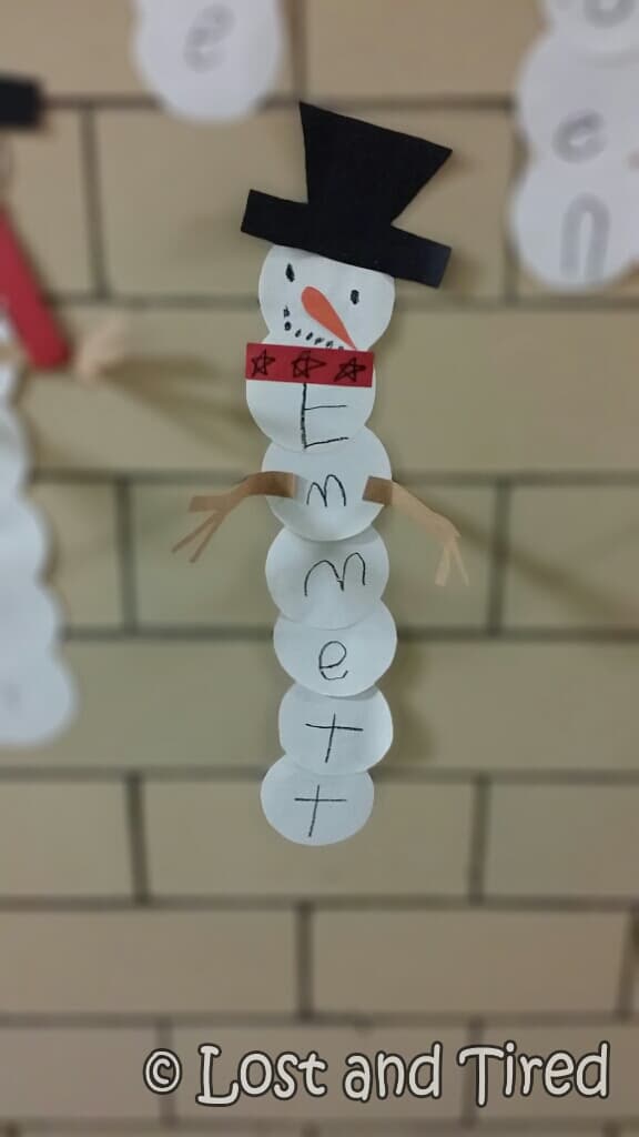 #AUTISM AND ART - Check out Emmett's awesome snowman