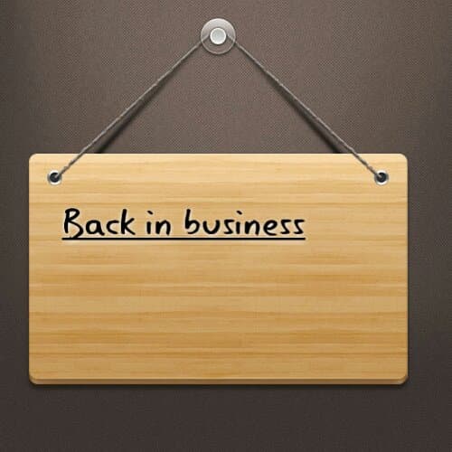 Back online ;-)
