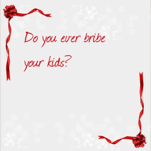 Bribing my kids to keep the peace