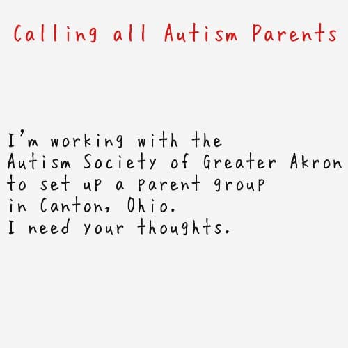 Calling all #Autism Parents: What do you need or want in an #Autism parent group?