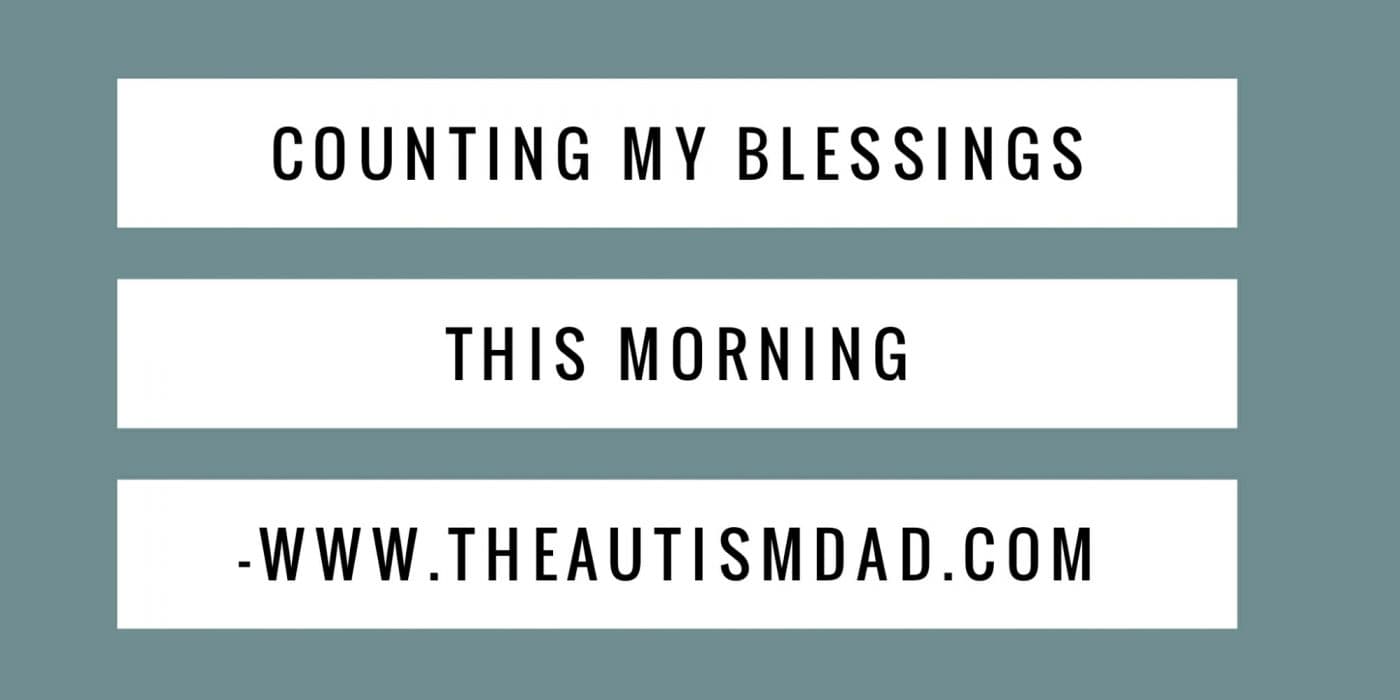 Counting my blessings this morning