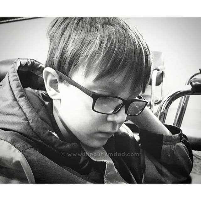 Deep Thoughts: Emmett is lost in his tablet's puzzle game