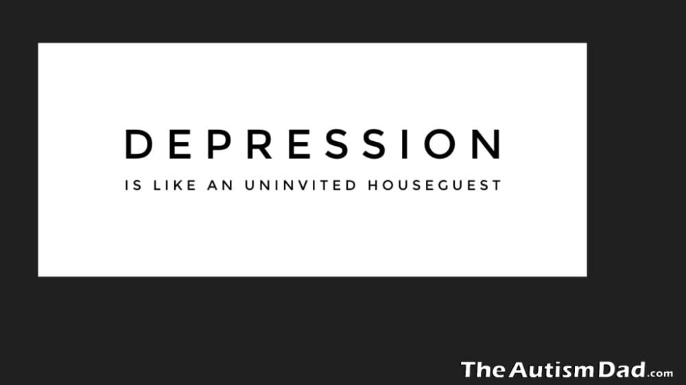 #Depression is like an uninvited houseguest
