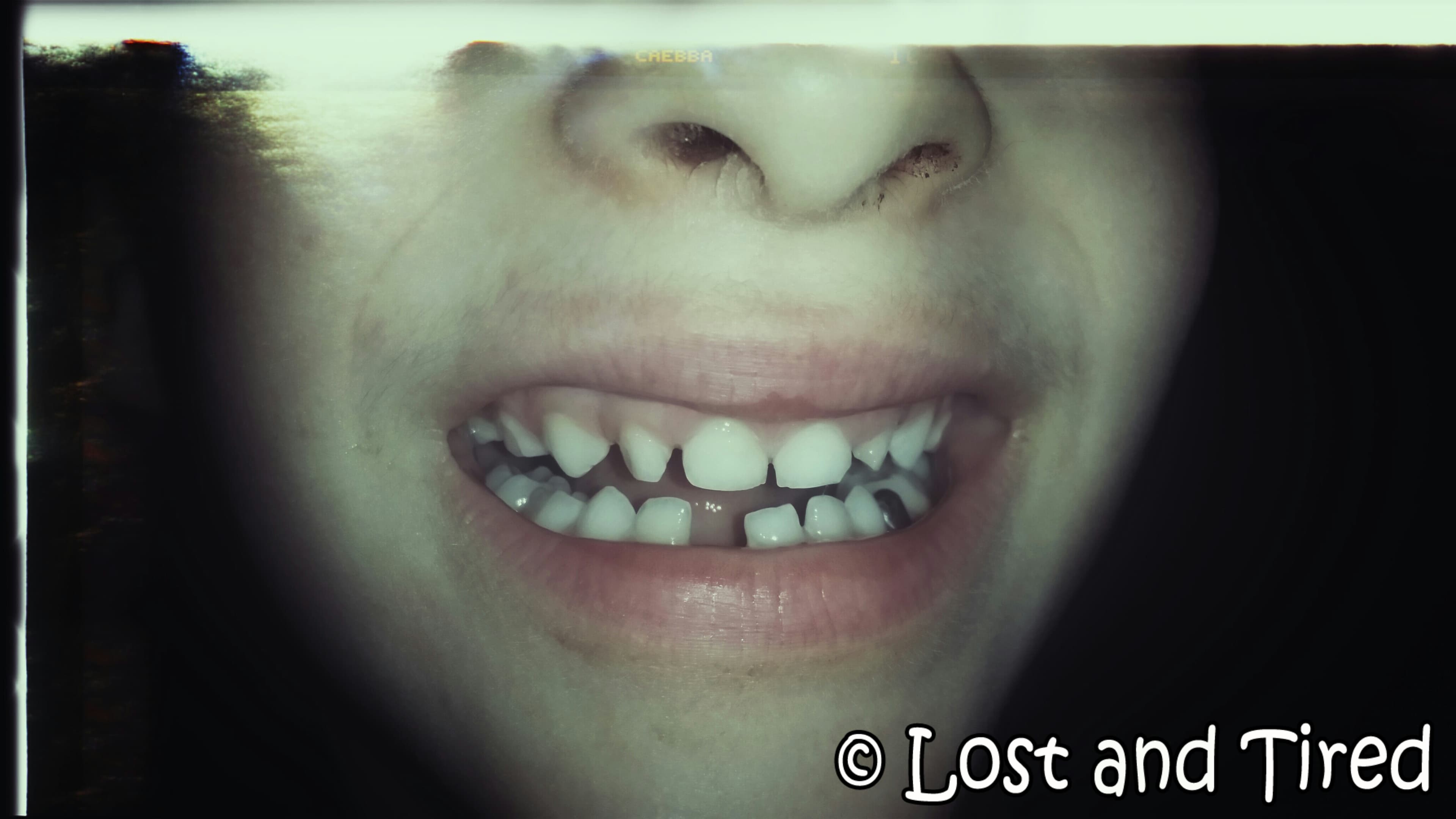 Elliott lost his very first tooth tonight