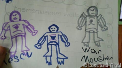 Elliott's artwork: Iron Man