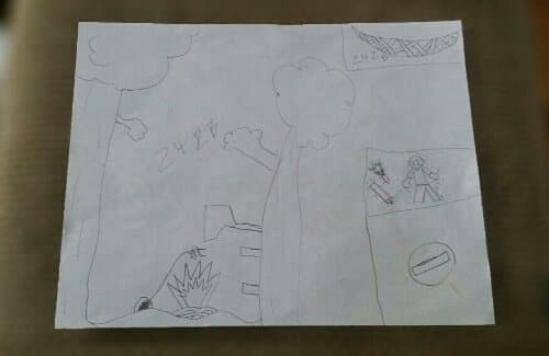 Elliott's captures Man vs Wild on paper