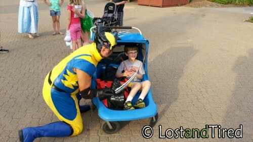 Emmett met Wolverine today