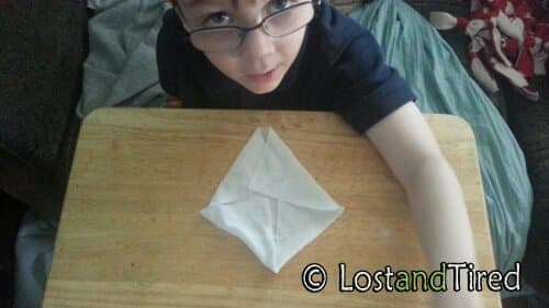 Fun with wet wipes