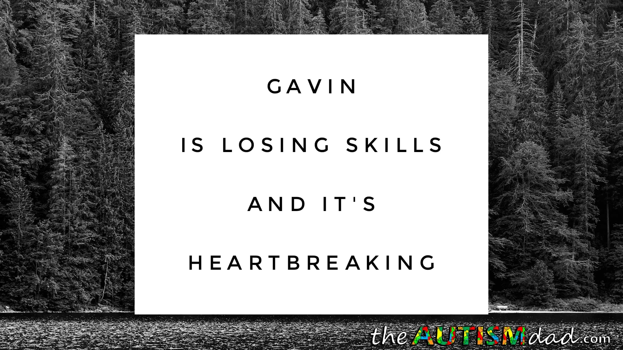 Gavin is losing skills and it's heartbreaking