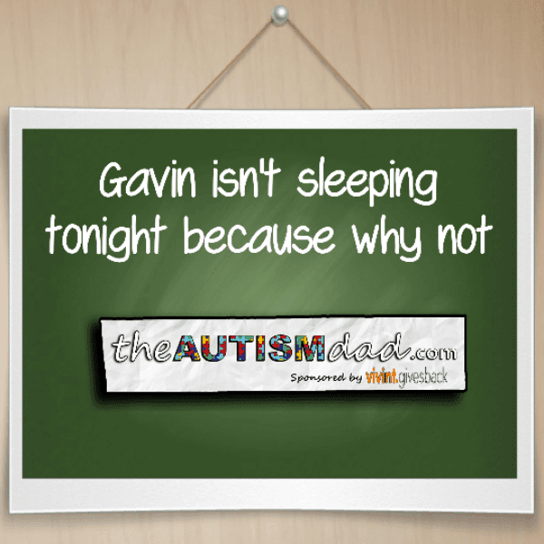 Gavin isn't sleeping tonight because why not