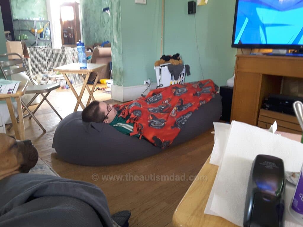Gavin looks like death warmed over but says he's fine