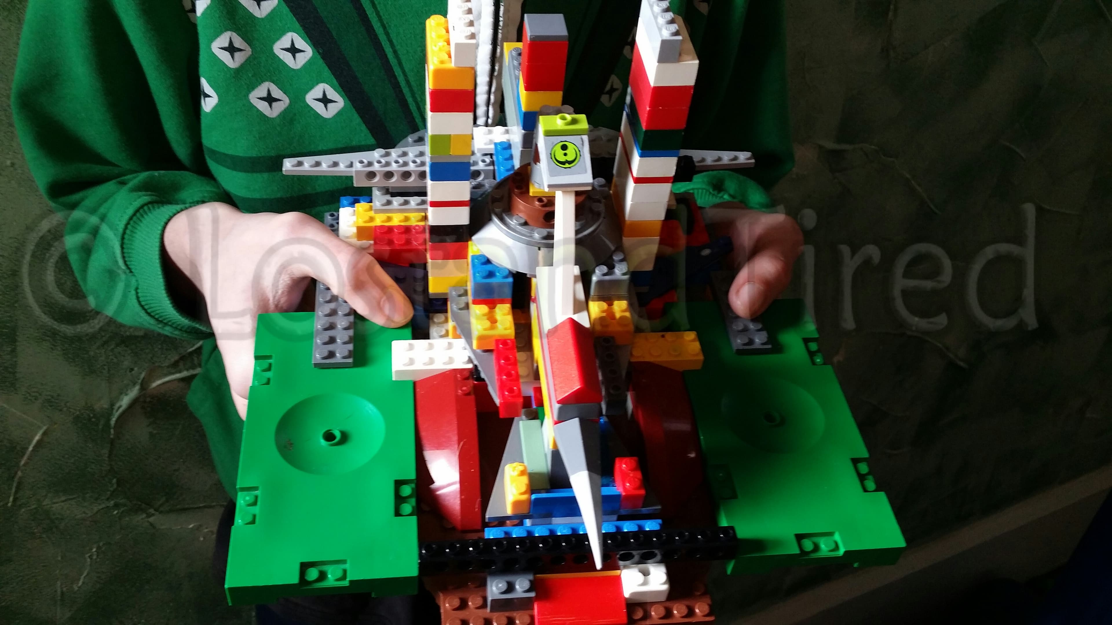 Gavin's built another Lego creation