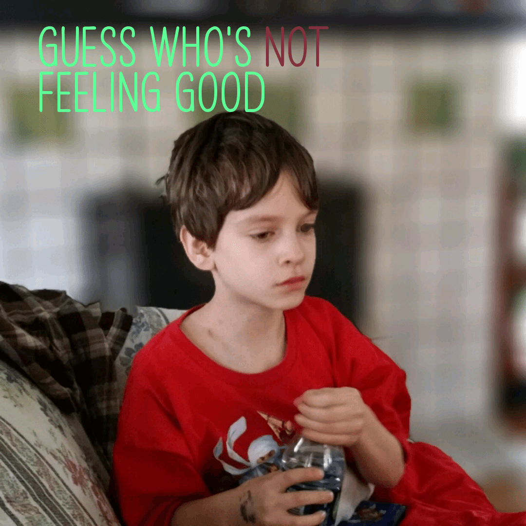 Guess who's sick :-(