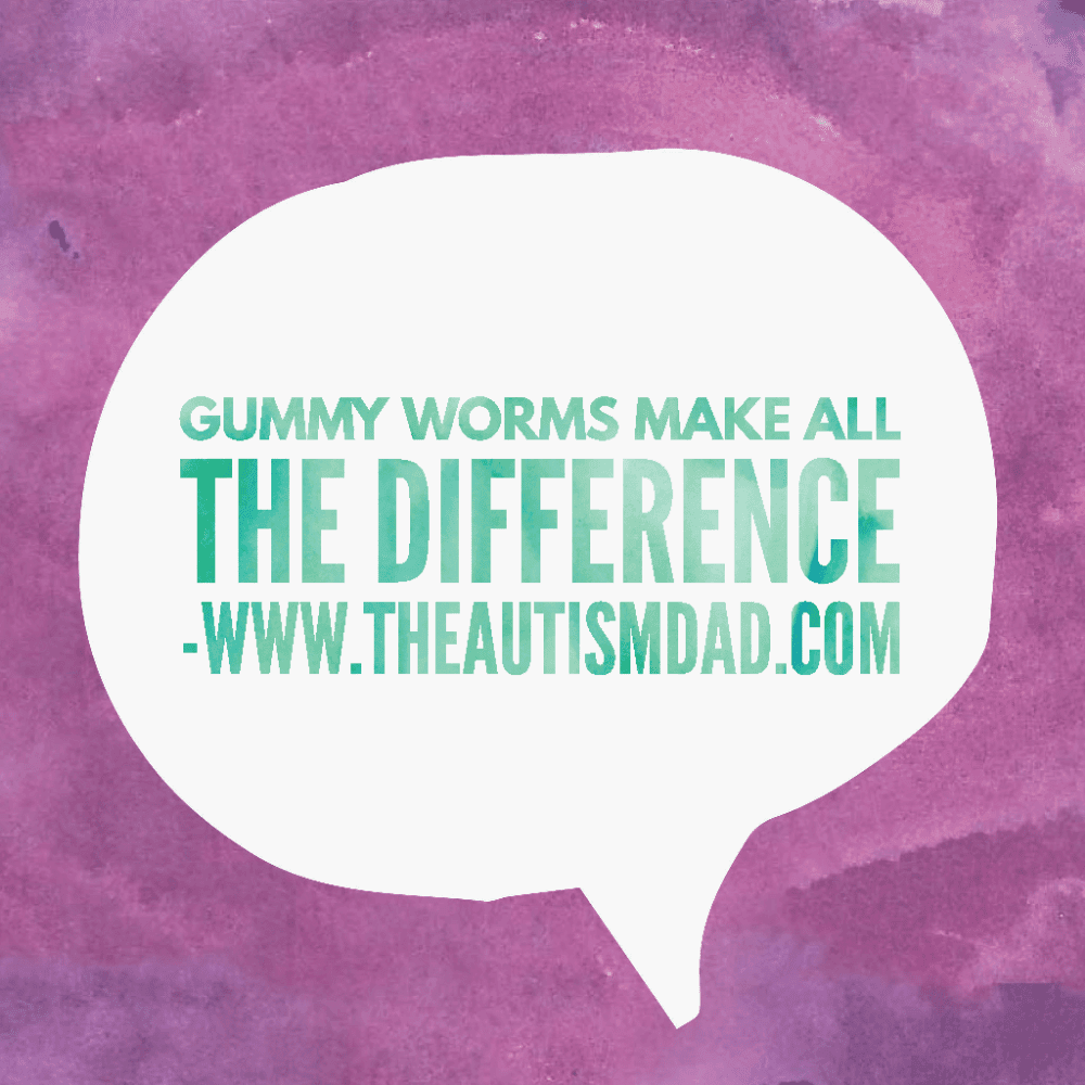 Gummy worms make all the difference