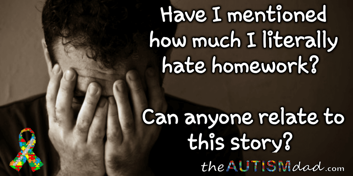 Have I mentioned how much I literally hate homework? Can anyone relate to this story?