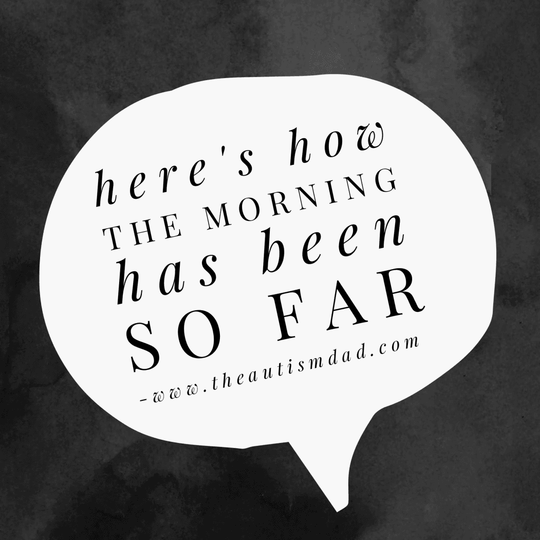 Here's how the morning has been so far