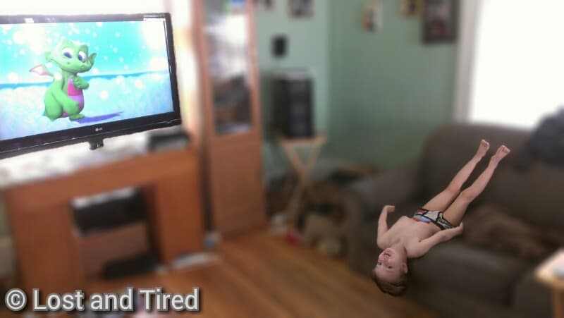 How does your child with #Autism watch TV?