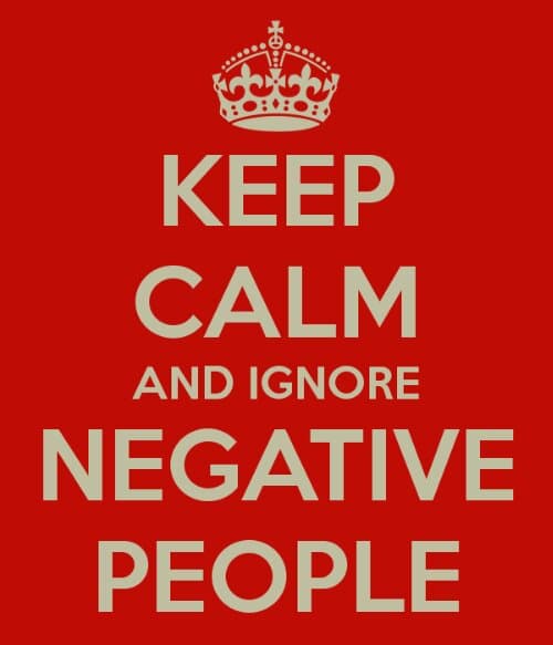 How to best handle negative or hateful commentors
