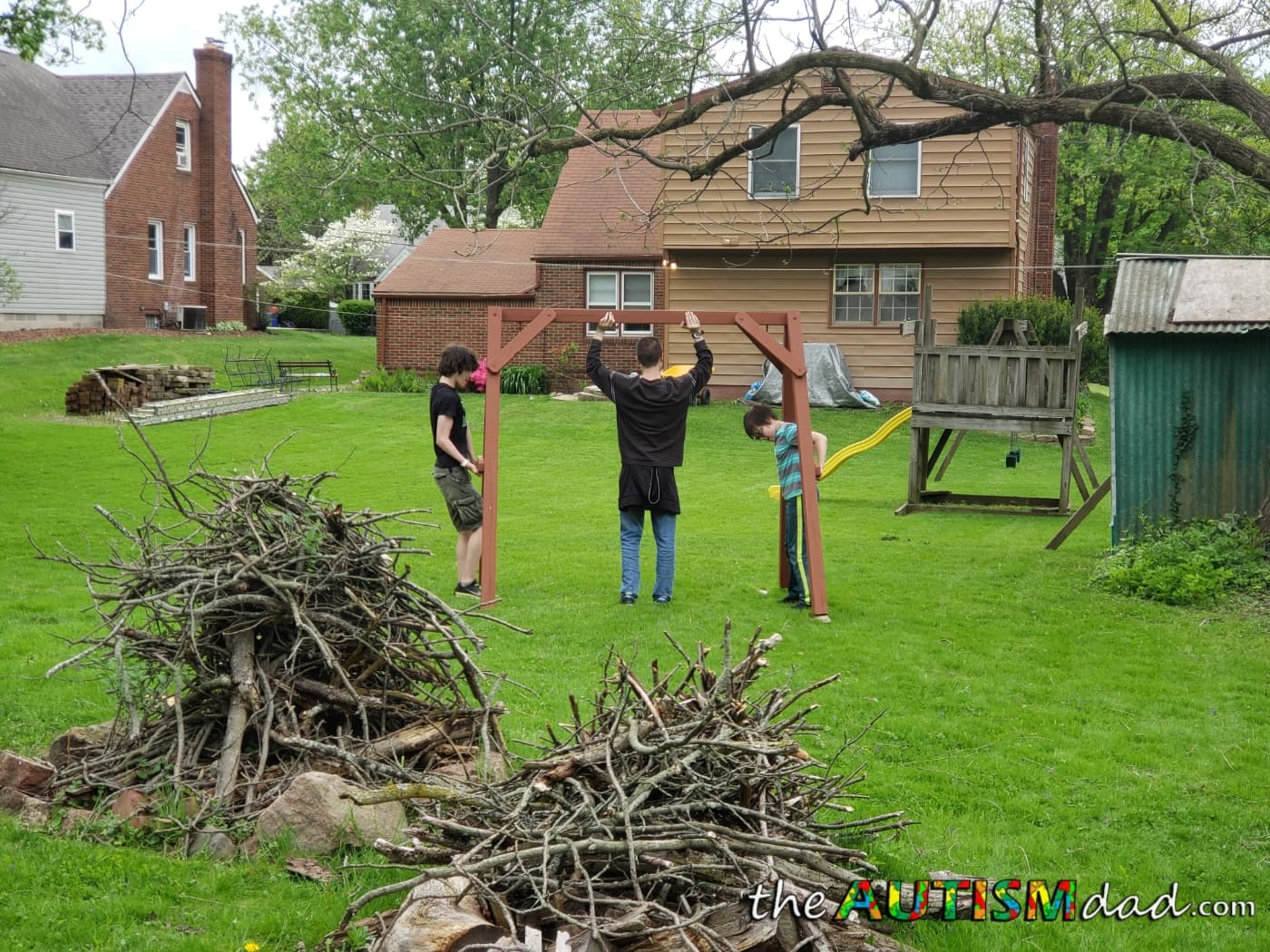 I didn't get much work done today but what we did accomplish made a difference