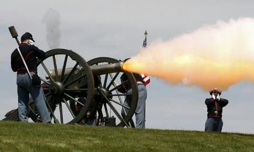 I feel like I'm in the American Revolution