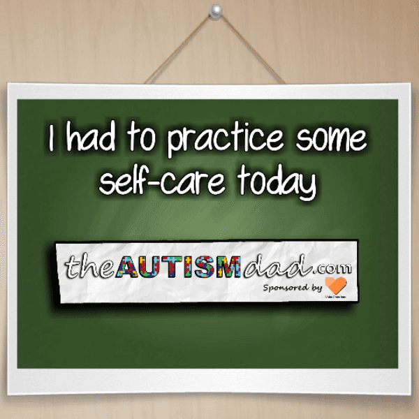 I had to practice some self-care today