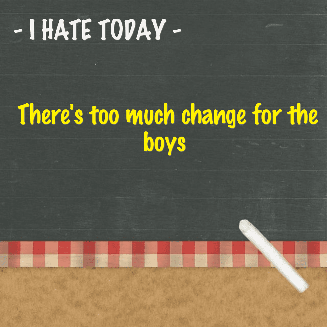 - I HATE TODAY - There's been too much change for my boys with #Autism