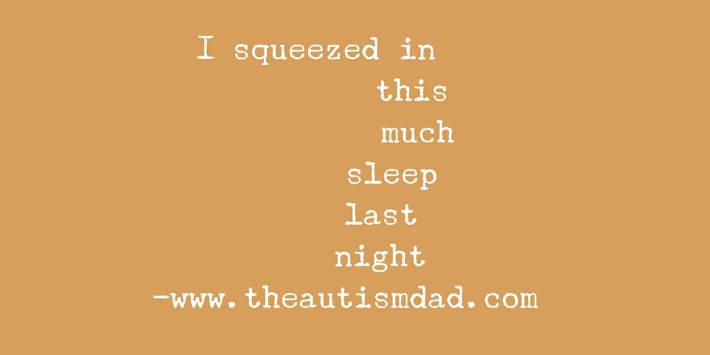 I squeezed in this much sleep lately night