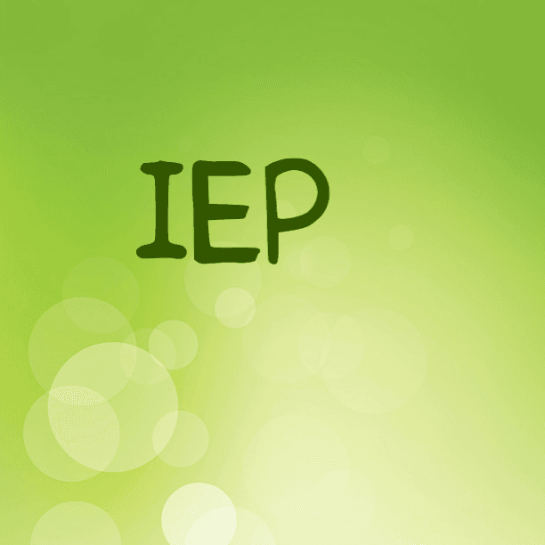 IEP meeting in a few minutes