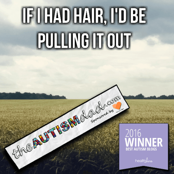 If I had hair, I'd be pulling it out