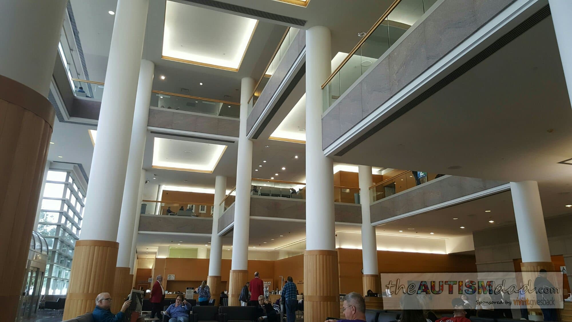 I'm just chillin in the gigantic lobby at the @ClevelandClinic
