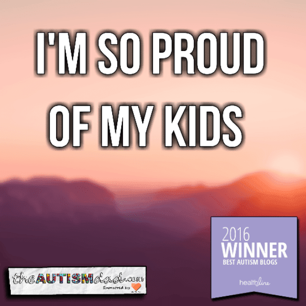 I'm so proud of my kids