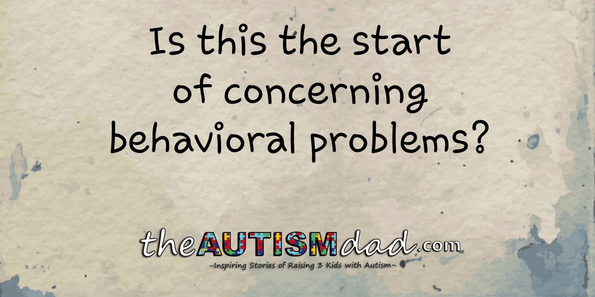 Is this the start of concerning behavioral problems?