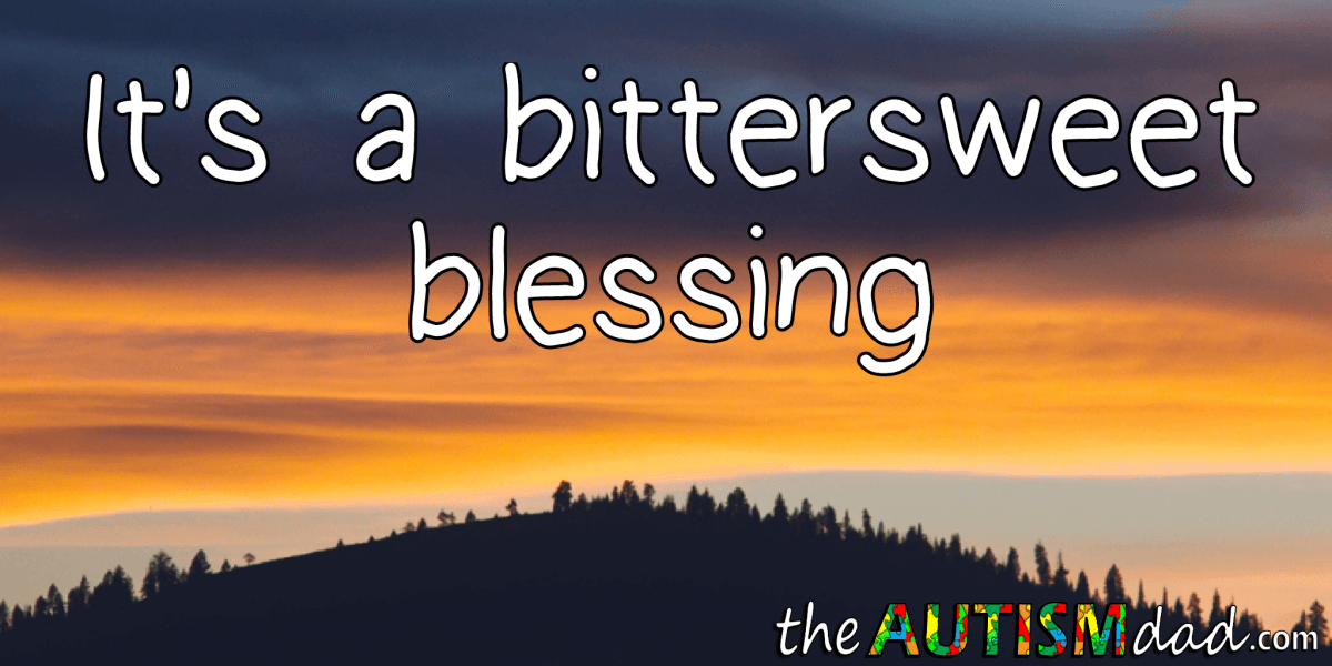 It's a bittersweet blessing