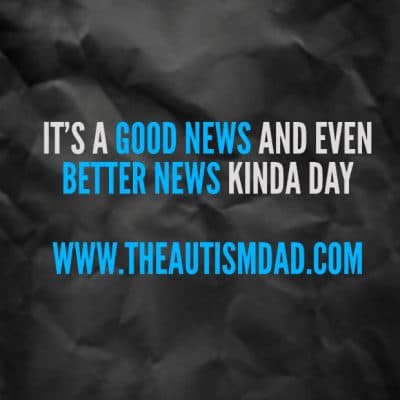 It's a good news and even better news kinda day
