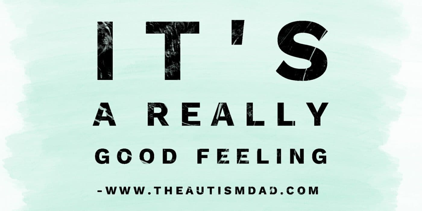 It's a really good feeling