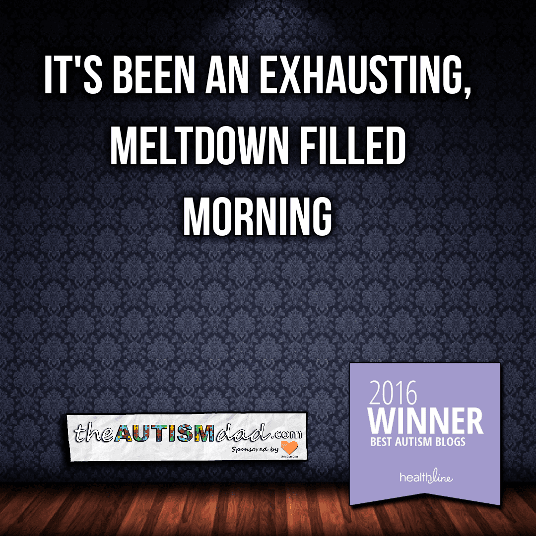 It's been an meltdown filled morning