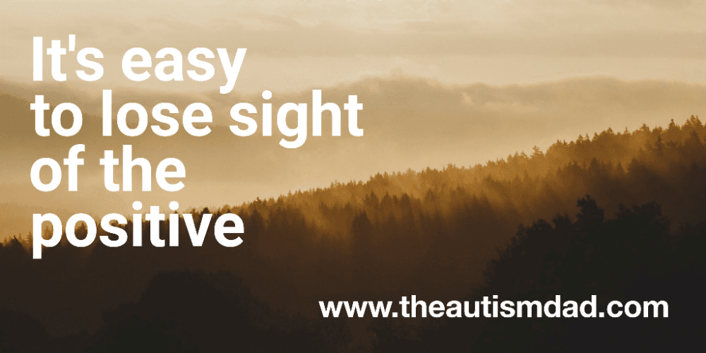 It's easy to lose sight of the positive
