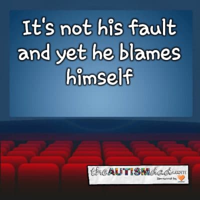 It's not his fault and yet he blames himself