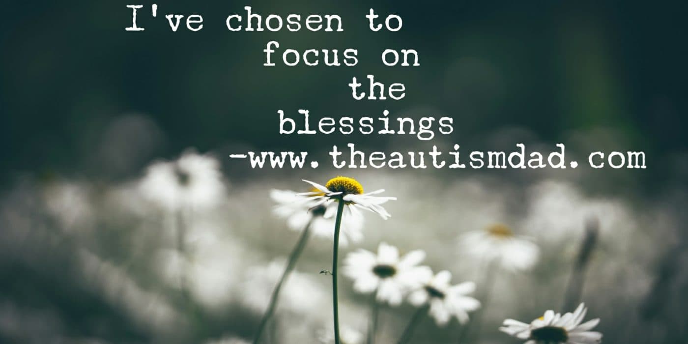 I've chosen to focus on the blessings