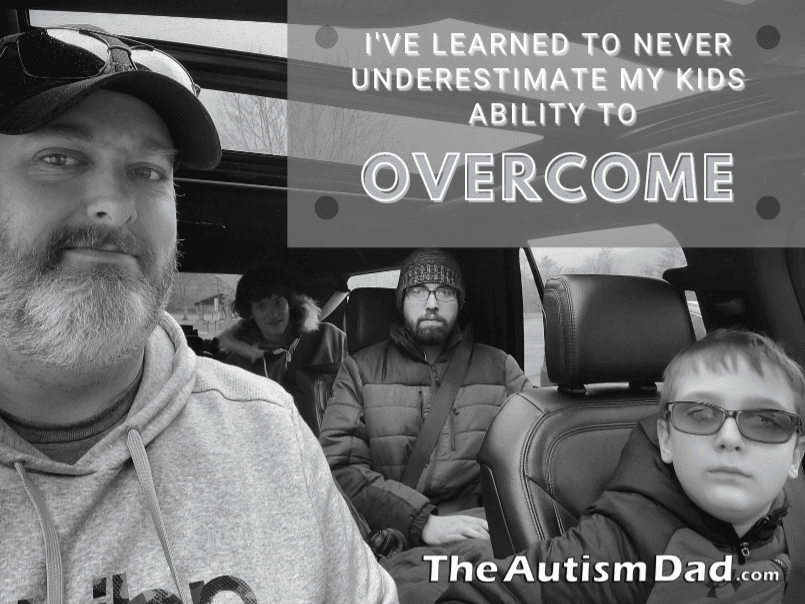 I've learned to never underestimate my kids ability to overcome